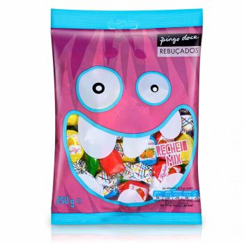 Rebuçados Pingo Doce Recheio de Fruta, 250g