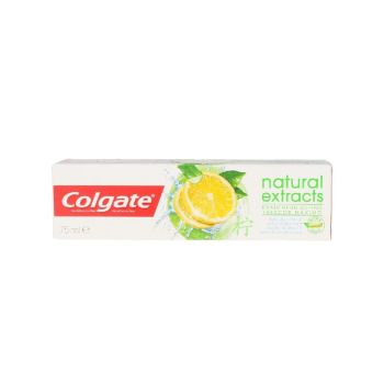 Pasta Dentífrica Colgate Natural Extracts Limão e Aloé Vera, 75ml