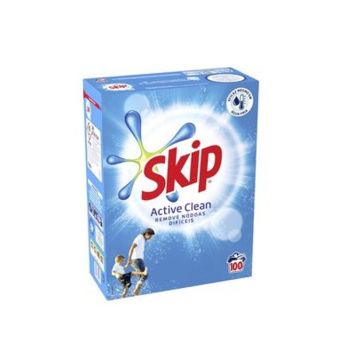 Detergente em Pó para Máquina Skip Active Clean 100D