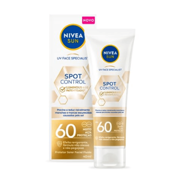 Protetor Solar Facial Luminous 630 Controlo De Manchas FPS50+ Nivea, 40ml