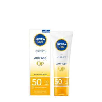 Protetor Solar Facial Q10 Anti-Idade e Anti-Manchas Nivea, 50ml