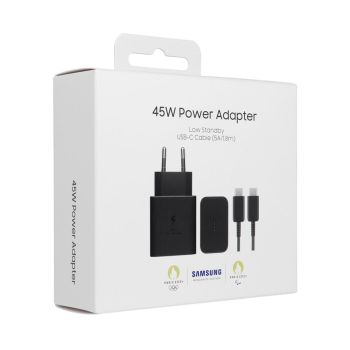Carregador 45W Samsung Cabo Type-C, 5A