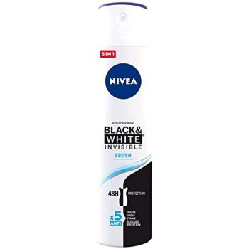 Desodorizante Aerossol Nivea Black & White Invisible Fresh Mist 48h, 150ml