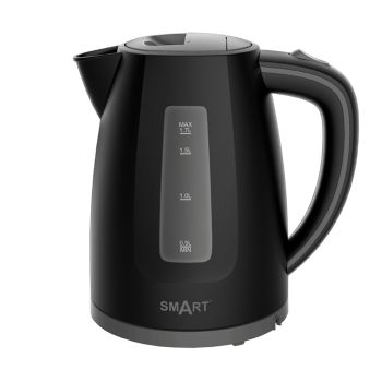 Chaleira Eléctrica SMART Com Base 1.7L 360º 2200W Preto, Sahara