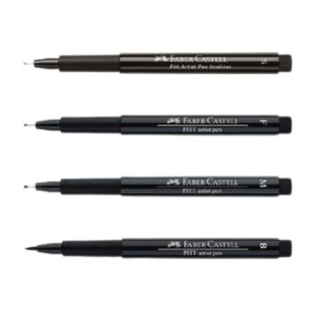 Canetas Estilográficas Faber Castell, Tamanhos Variados