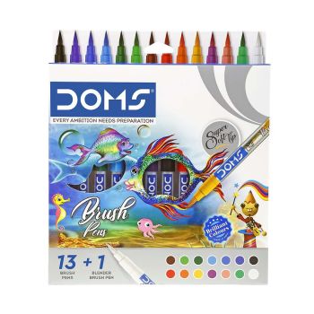 Canetas Brush DOMS Display Box, 14 Cores