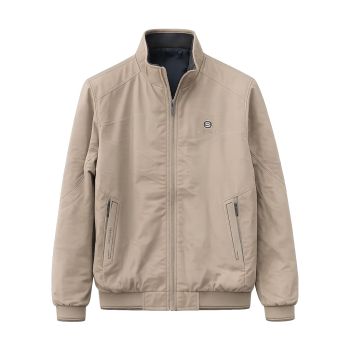 Jaqueta Bomber Masculina S Fashion, Beige