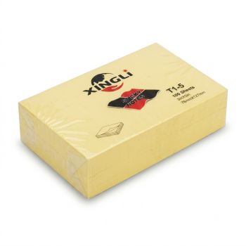 Bloco de Notas Adesivas Xingli  T05 76x127mm, Amarelo