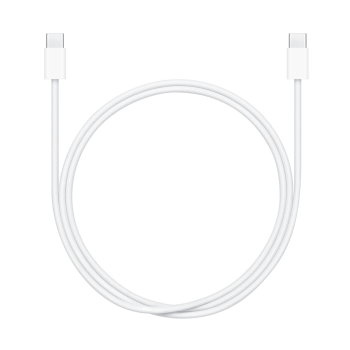 Cabo de Carregamento Apple USB-C para USB-C 60W Branco, 1m