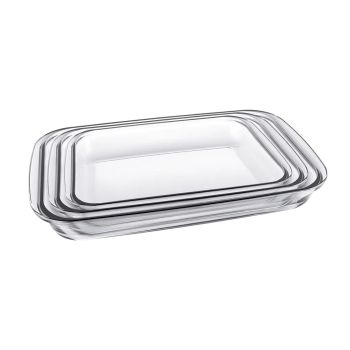 Jogo de 3 Assadeiras Rectangular Marinex