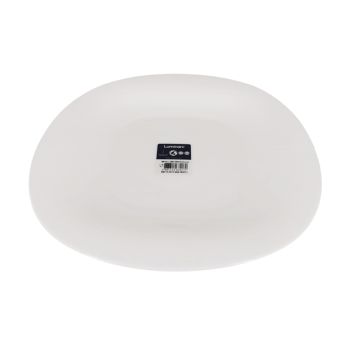Prato Raso Quadrado Branco Neo Carine Luminarc, 26 cm