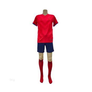 Kit de Equipamento de Futebol Ceta Vermelho, Tamanhos Variados