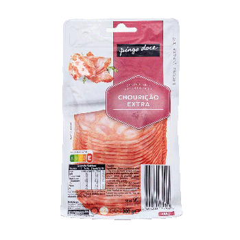 Chourição Extra Fatiado Pingo Doce, 200 g