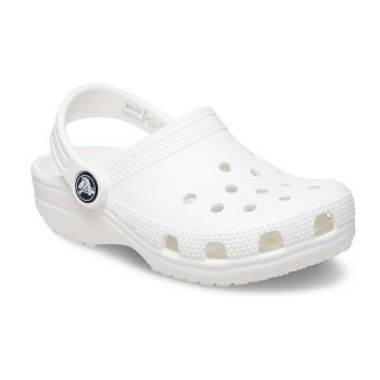 Crocs Infantis Classic Clog, Branco