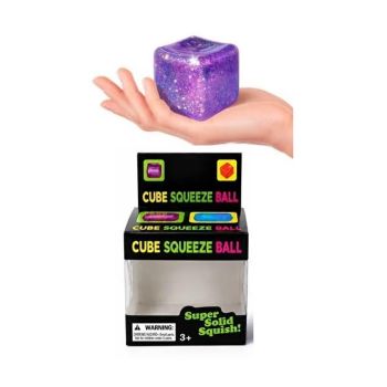 Brinquedo Squishy NeeDoh Glitter Ice Cube, Sortido
