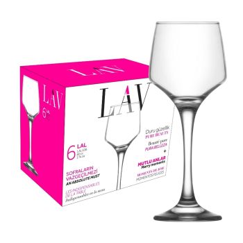 Taça de Licor Lav Lal, 6 x 80 ml