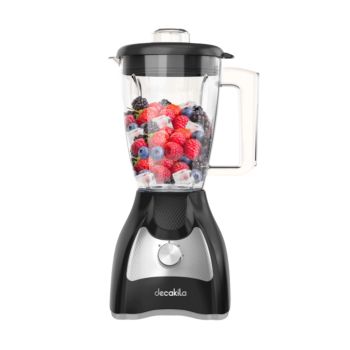 Liquidificador Decakila 1.5L 500W, Preto