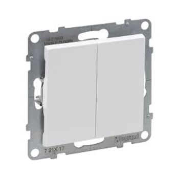 Comutador Duplo Legrand, Branco