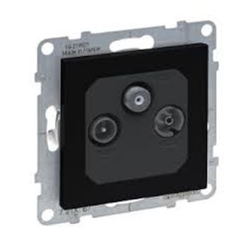 Tomada TV‑SAT Legrand, Preto