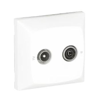 Tomada TV e Rádio Efapel, Branco