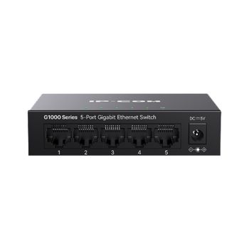 Switch de Mesa IP-COM Gigabit de 5 Portas, Preto