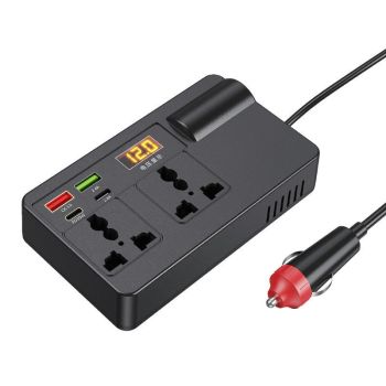 Inversor Automotivo com USB e USB-C, 200W