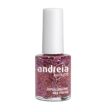 Verniz Hipoalergénico Andreia Profissional nº 153 Purpurina Multicolor, 10.5 ml