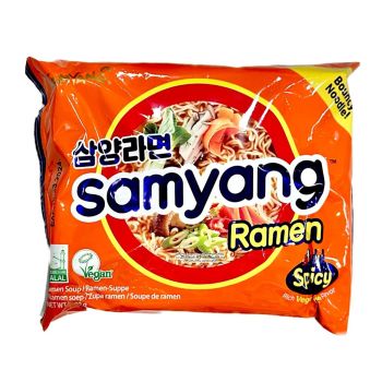 Massa Instantânea Samyang Ramen Spicy, 5 x 120 g