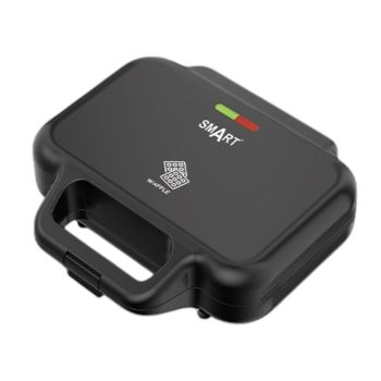 Máquina de Waffles SMART 2 Fatias 700W, Preta