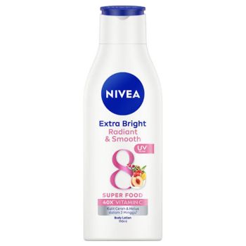 Loção Corporal Nivea Extra Bright Radiant & Smooth com Vitamina C, 400ml