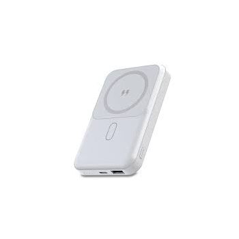 Power Bank Choetech 5000MAH Magnético Ultrafino Super Fino,  Branco