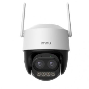 Câmera Externa PTZ de 5MP Zoom óptico 8x, Branca