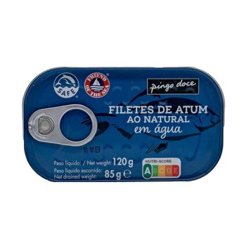 Filete Atum Natural Pingo Doce, 120g