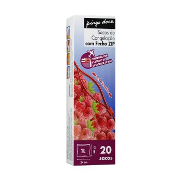 Sacos de Congelação com Fecho Zip Pingo Doce