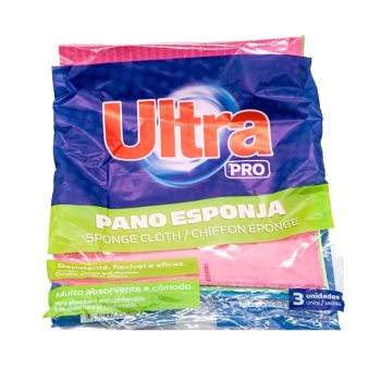 Pano Esponja Ultra Pro, 3 Unidades