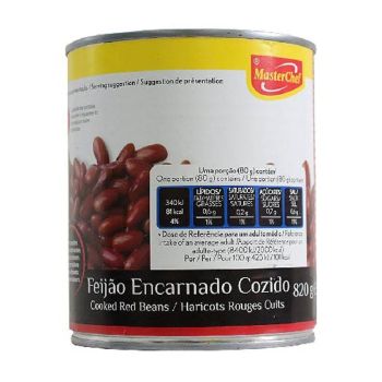 Feijão Encarnado Master Chef, 820 g