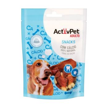 Snack para Cão ActivPet Cálcio e Tiras, 80 g