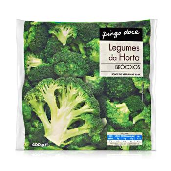 Brócolos Congelados Pingo Doce, 400 g