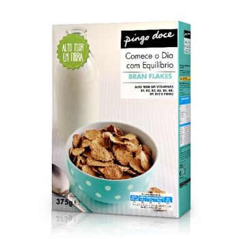 Cereais Bran Flakes Pingo Doce, 375 g