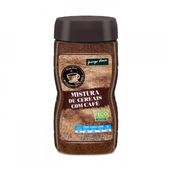 Mistura Solúvel de Cereais com Café Pingo Doce, 200 g
