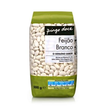 Feijão Branco Seco Pingo Doce, 500 g