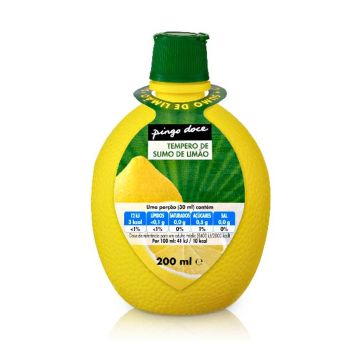 Tempero de Sumo de Limão Pingo Doce, 200 ml