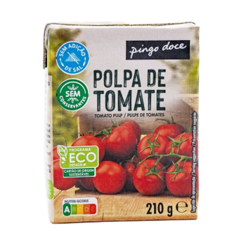 Polpa de Tomate Pingo Doce, 210 g