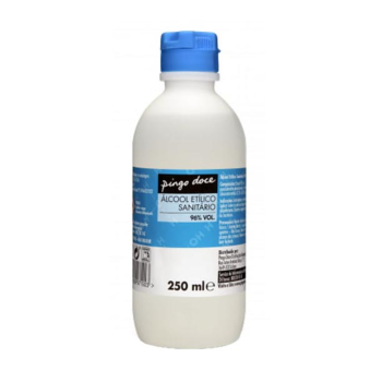 Álcool Etílico Sanitário Pingo Doce 96º Vol., 250 ml