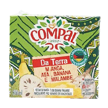 Sumo Compal Da Terra Néctar Manga Ata Banana e Malambe, 500 ml