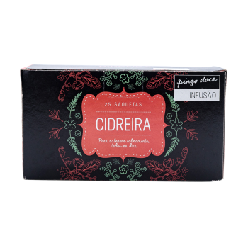 Chá Infusão de Cidreira Pingo Doce, 25 Saquetas
