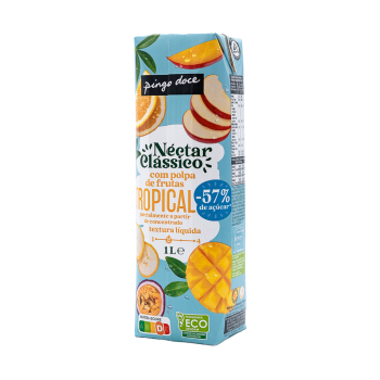 Sumo Tropical Light Pingo Doce Néctar com Polpa de Frutas, 1 L