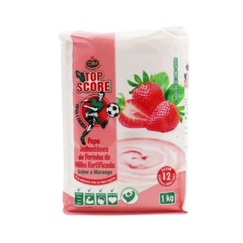 Papa Instantânea Top Score Morango, 1 Kg