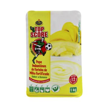 Papa Instantânea Top Score Banana, 1 Kg