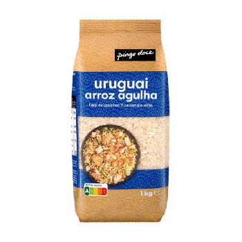 Arroz Agulha Uruguai Pingo Doce, 1 kg